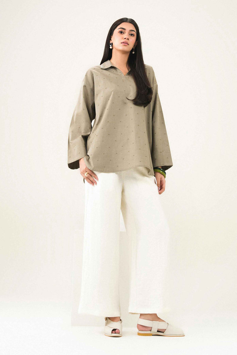Alevique Olive Pearl - Solid Shirt