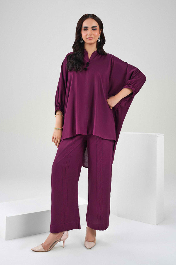 Alevique Plum Contour - 2 Piece Suit