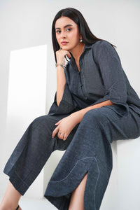 Alevique Ebony Pleat - 2 Piece Suit