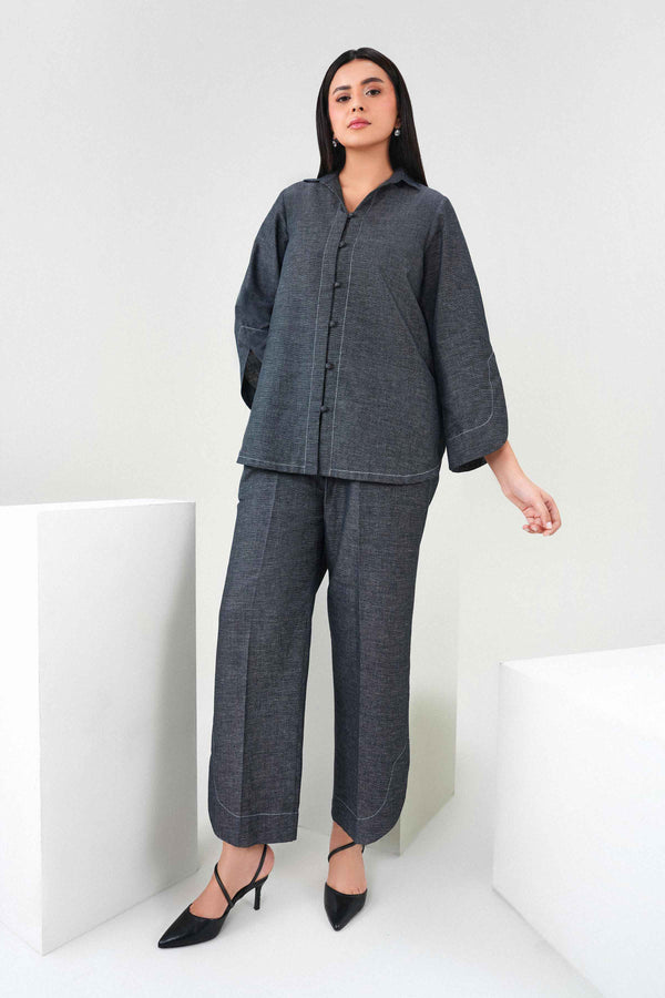 Alevique Ebony Pleat - 2 Piece Suit