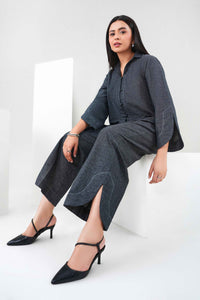 Alevique Ebony Pleat - 2 Piece Suit